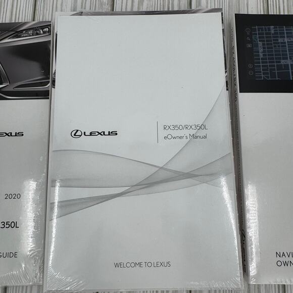 Lexus 2020 RX 350/RX 350L/RX 450H owner's manual OEM navigation E-manual NEW - Picture 5 of 7